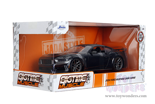 Jada Toys Bigtime Muscle - Ford Mustang Dark Horse (2024, 1/24 scale diecast model car, Black) 35278