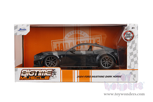 Jada Toys Bigtime Muscle - Ford Mustang Dark Horse (2024, 1/24 scale diecast model car, Black) 35278