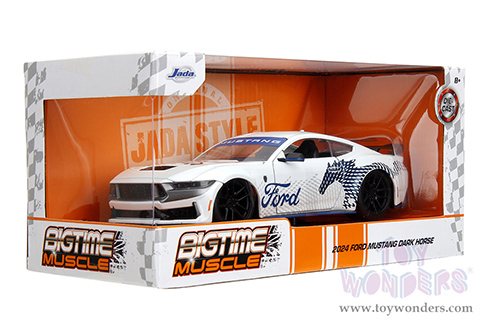 Jada Toys Bigtime Muscle - Ford Mustang Dark Horse (2024, 1/24 scale diecast model car, White) 35279