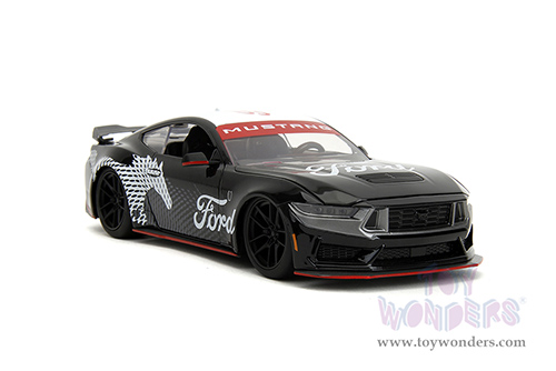Jada Toys Bigtime Muscle - Ford Mustang Dark Horse Hardtop (2024, 1/24 scale diecast model car, Black/White) 35418