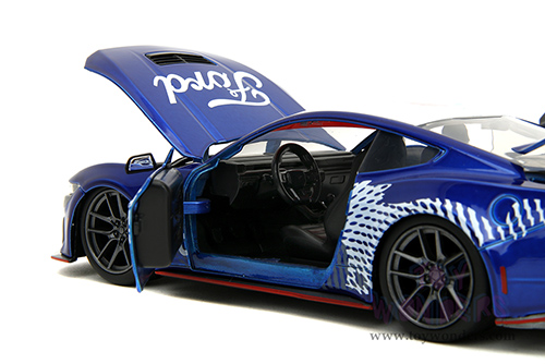 Jada Toys Bigtime Muscle - Ford Mustang Dark Horse Hardtop (2024, 1/24 scale diecast model car, Candy Blue) 35419