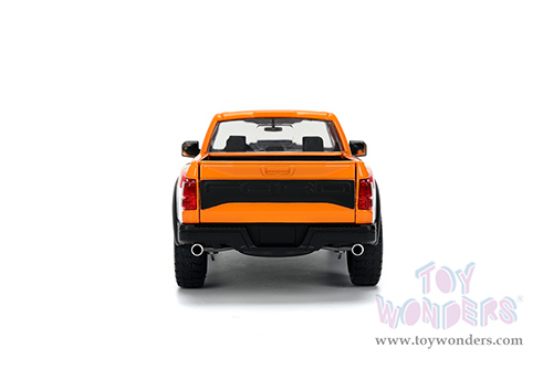 Jada Toys - Hollywood Rides | Ford F-150 Raptor Pickup with Frosted Flakes Tony the Tiger Diecast Figure (2017, 1/24, diecast model car, Orange/White) 35470