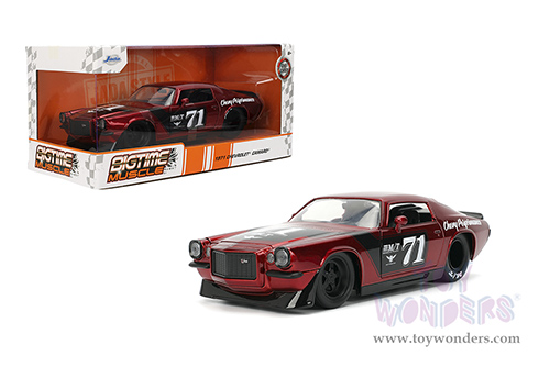 Jada Toys Bigtime Muscle - Chevrolet® Camaro® #71 (1971, 1/24 scale diecast model car, Red/Black) 35487