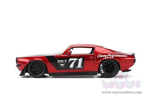Jada Toys Bigtime Muscle - Chevrolet® Camaro® #71 (1971, 1/24 scale diecast model car, Red/Black) 35487