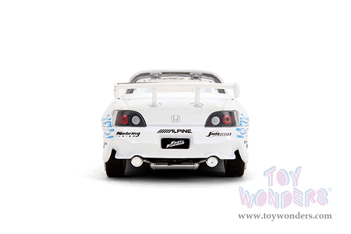 Jada Toys Fast & Furious - Honda S2000 Convertible "Fast & Furious Remix - 25th Anniversary" (2001, 1/32 scale diecast model car, White) 35629