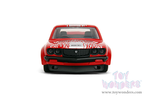 Jada Toys Fast & Furious - Mazda RX-3 (1974, 1/32 scale diecast model car, Glossy Red) 35630