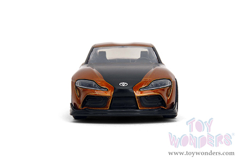 Jada Toys Fast & Furious - Toyota Supra F9 (2020, 1/32 scale diecast model car, Candy Orange/W Black Stripes) 35632