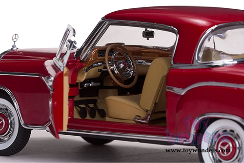 Sun Star European - Mercedes-Benz 220 SE Coupe (1958, 1/18 scale diecast model car, Red) 3563R