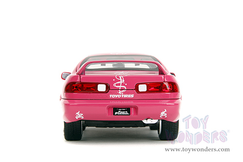 Jada Toys Fast & Furious - Mia's Acura Integra Type R with Suki's Graphics "Remix" (1995, 1/24 scale diecast model car, Pink) 35876