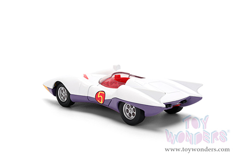 Jada Toys - Hollywood Rides | Mach 5 Speed Racer (1/32 scale diecast model car, White) 35882