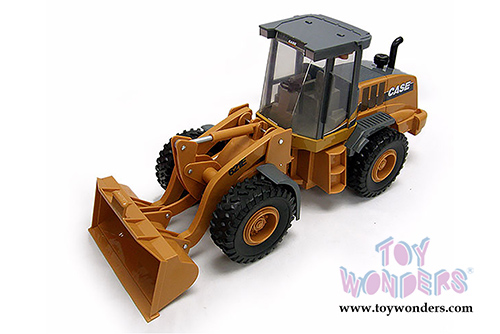 Tomy ERTL Big Farm Construction - Wheel Loader Tractor (1/16 scale sturdy plastic model car, Yellow) 35910