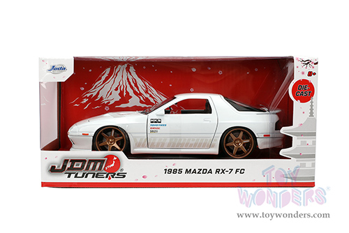 Jada Toys JDM Tuners™- Mazda RX-7 FC (1985, 1/24, diecast model car, White) 35955