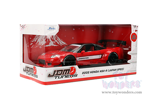 Jada Toys JDM Tuners™ - Honda NSX-R "Bridgestone" (2002, 1/24, diecast model car, Red) 35958