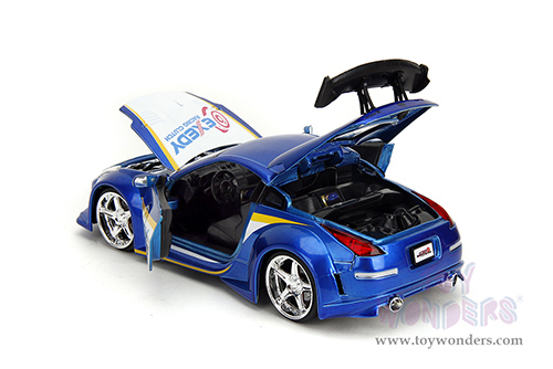 Jada Toys JDM Tuners™ - Nissan 350Z "Exedy Racing Clutch" (2003, 1/24, diecast model car, Candy Blue/White) 35959