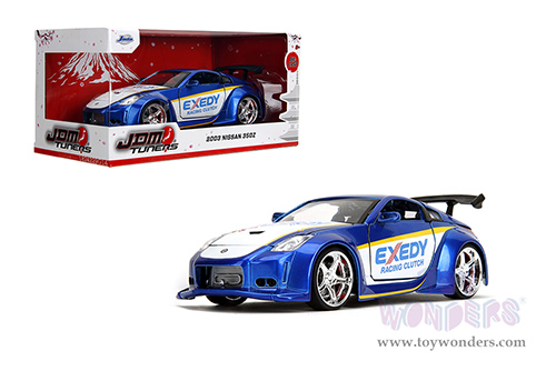 Jada Toys JDM Tuners™ - Nissan 350Z "Exedy Racing Clutch" (2003, 1/24, diecast model car, Candy Blue/White) 35959