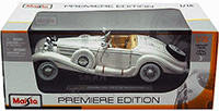 Maisto Premiere - Mercedes Benz 500 K Type Roadster Convertible (1936, 1/18 scale die cast model car, White) 36055