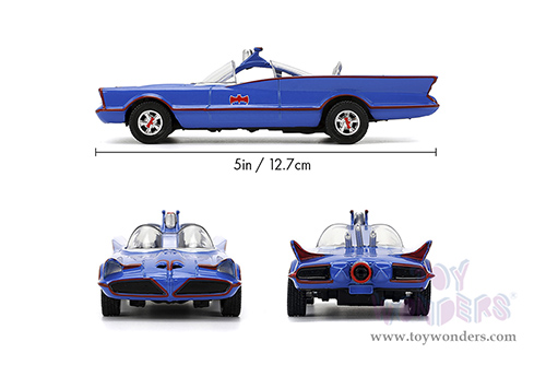 Jada Toys - Hollywood Rides | DC Comics Batman™ Classic TV Series Batmobile™ (1966, 1/32 scale diecast model car, Blue) 36097