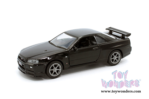 Tayumo - Nissan Skyline GT-R34 V Spec II (1/36 scale diecast model car, Black) 36115210
