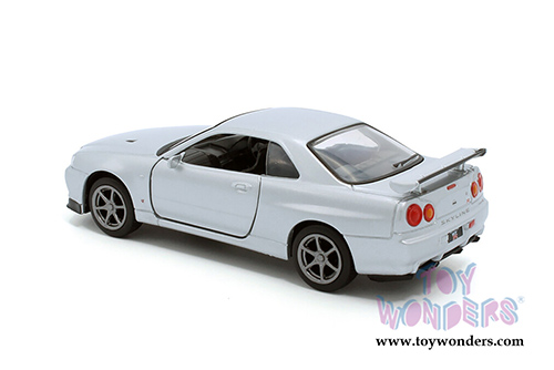 Tayumo - Nissan Skyline GT-R34 V Spec II (1/36 scale diecast model car, Silver) 36115212