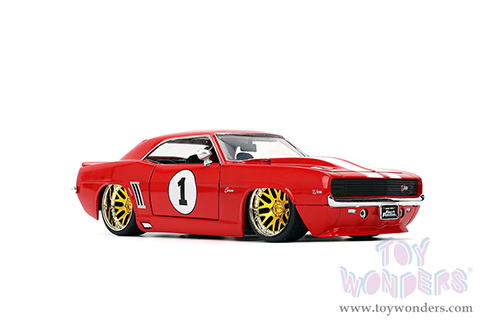 Jada Toys Fast & Furious - Chevrolet® Camaro® #1 (1969, 1/24 scale diecast model car, Glossy Red) 36151