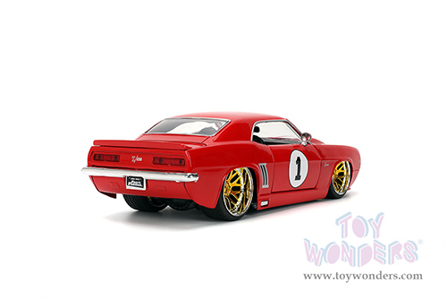Jada Toys Fast & Furious - Chevrolet® Camaro® #1 (1969, 1/24 scale diecast model car, Glossy Red) 36151