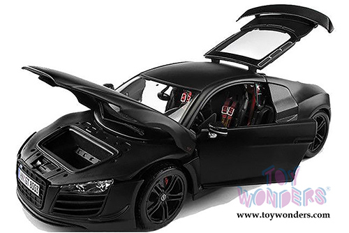 Maisto Premiere - Audi R8 GT Hard Top (1/18 scale diecast model car, Matte Black) 36190BK