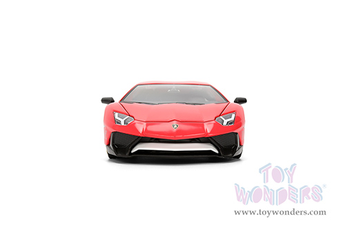 Jada Toys - Hollywood Rides | Lamborghini Aventador SV with Knuckles Diecast Figure "Sonic The Hedgehog" (1/24, diecast model car, Red/White) 36264