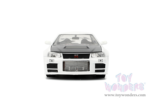 Jada Toys JDM Tuners™ - Nissan Skyline GT-R (R34) "HKS Power" (2002, 1/24, diecast model car, White) 36339