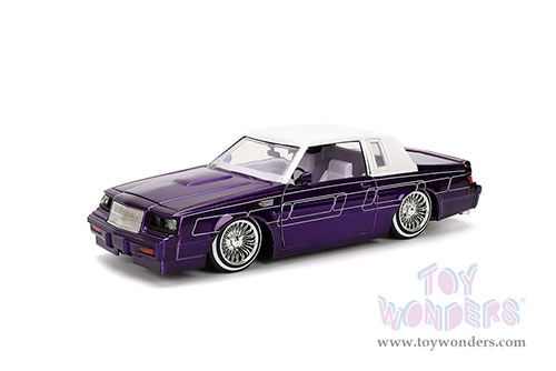 Jada Toys Bigtime Muscle - Buick® Grand National™ Hard Top (1987, 1/24 scale diecast model car, Candy Purple) 36343