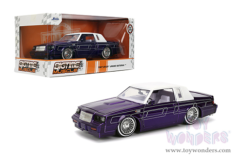 Jada Toys Bigtime Muscle - Buick® Grand National™ Hard Top (1987, 1/24 scale diecast model car, Candy Purple) 36343