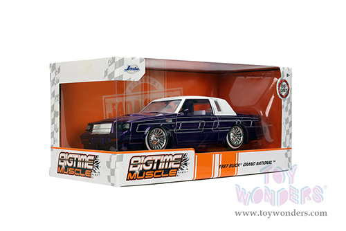 Jada Toys Bigtime Muscle - Buick® Grand National™ Hard Top (1987, 1/24 scale diecast model car, Candy Purple) 36343