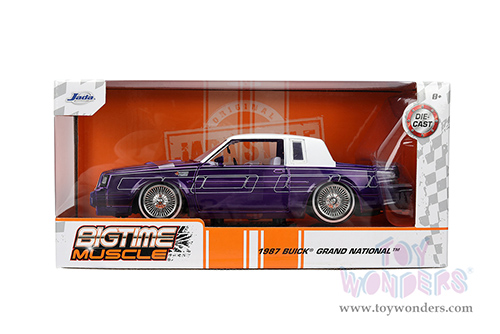 Jada Toys Bigtime Muscle - Buick® Grand National™ Hard Top (1987, 1/24 scale diecast model car, Candy Purple) 36343