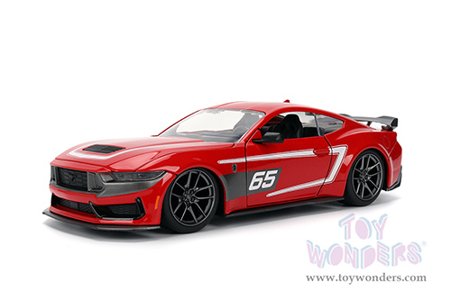 Jada Toys Bigtime Muscle - Ford Mustang Dark Horse #65 (2024, 1/24 scale diecast model car, Glossy Red) 36346