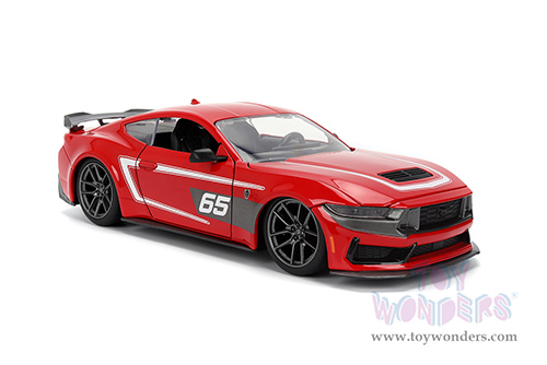 Jada Toys Bigtime Muscle - Ford Mustang Dark Horse #65 (2024, 1/24 scale diecast model car, Glossy Red) 36346