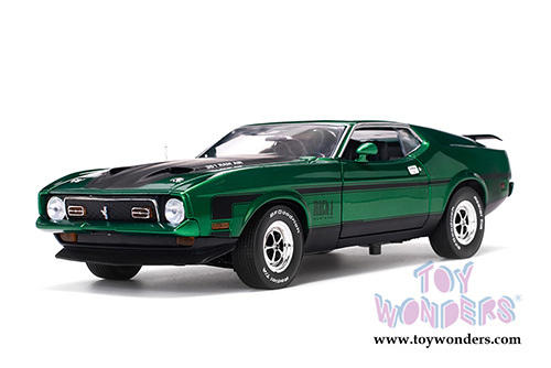 Sun Star USA - Ford Mustang MACH 1 Hardtop (1971, 1/18 scale diecast model car, Grabber Green) 3634GN