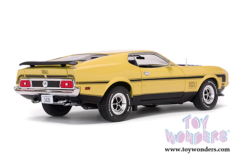 Sun Star USA - Ford Mustang MACH 1 Hardtop (1971, 1/18 scale diecast model car, Medium Bright Yellow) 3635YL