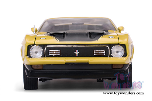 Sun Star USA - Ford Mustang MACH 1 Hardtop (1971, 1/18 scale diecast model car, Medium Bright Yellow) 3635YL