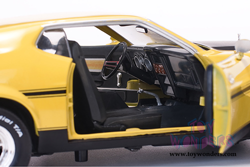 Sun Star USA - Ford Mustang MACH 1 Hardtop (1971, 1/18 scale diecast model car, Medium Bright Yellow) 3635YL