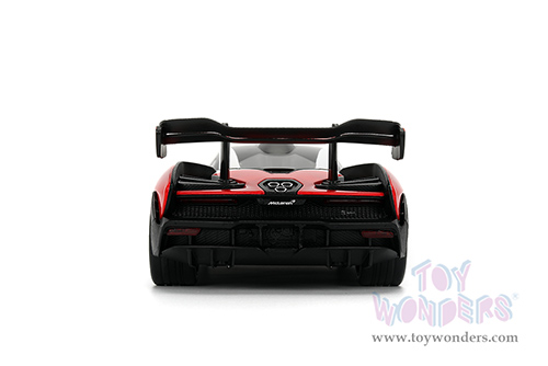 Jada Toys Hyper-Spec - McLaren Senna Hardtop (1/24, diecast model car, Red/White/Black) 36370