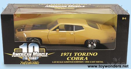 ERTL - Ford Torino Cobra (1971, 1:18, Mustard Yellow)