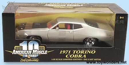 ERTL - Ford Torino Cobra (1971, 1:18, Pewter)