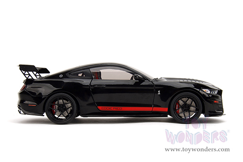 Jada Toys Pink Slips - Ford Shelby® GT500® "Code Red" with Display Base (2022, 1/18 scale diecast model car, Black) 36385