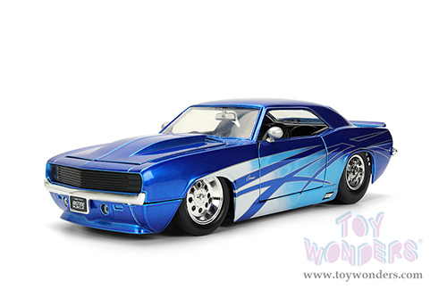 Jada Toys Bigtime Muscle - Chevrolet® Camaro® (1969, 1/24 scale diecast model car, Candy Blue) 36461