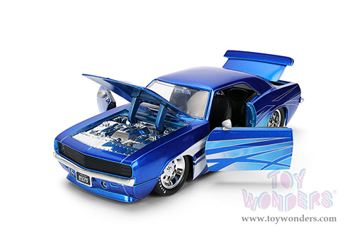 Jada Toys Bigtime Muscle - Chevrolet® Camaro® (1969, 1/24 scale diecast model car, Candy Blue) 36461