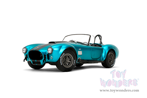 Jada Toys Pink Slips - Shelby® Cobra 427 MK2 with Display Base (1/18 scale diecast model car, Candy Teal) 36467
