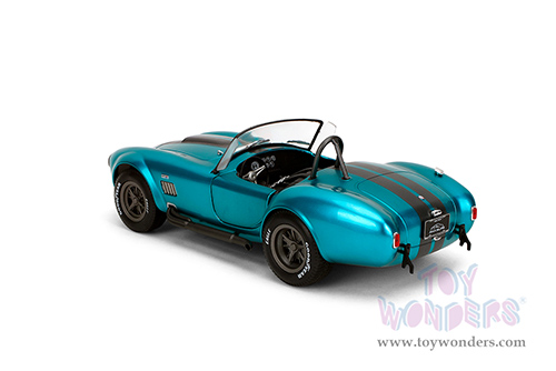 Jada Toys Pink Slips - Shelby® Cobra 427 MK2 with Display Base (1/18 scale diecast model car, Candy Teal) 36467