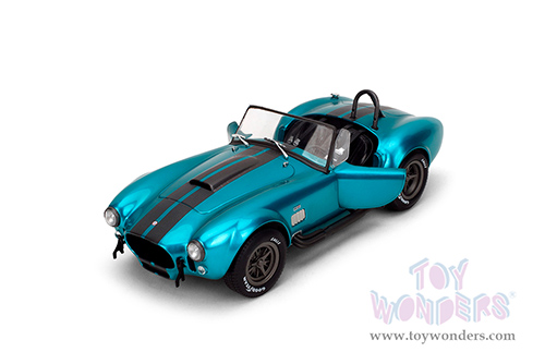 Jada Toys Pink Slips - Shelby® Cobra 427 MK2 with Display Base (1/18 scale diecast model car, Candy Teal) 36467