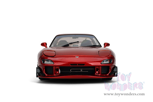 Jada Toys Pink Slips - Mazda RX7 Type RS (FD3S) with Display Base (1/18 scale diecast model car, Candy Red) 36471