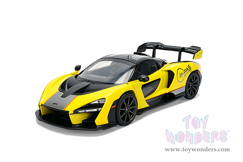 Jada Toys Hyper-Spec - McLaren Senna "8-PAS Racing" (1/24, diecast model car, Yellow/Black) 36484