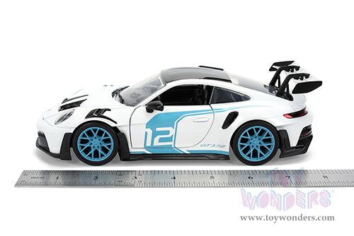 Jada Toys Hyper-Spec - Porsche 911 GT3 RS (992) #12 (1/24, diecast model car, White/Black top) 36494